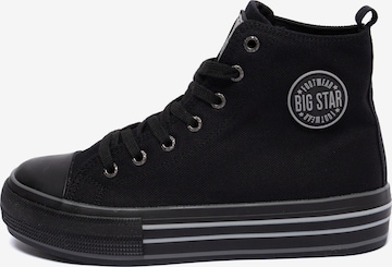 BIG STAR Sneakers hoog 'NN274903' in Zwart: voorkant