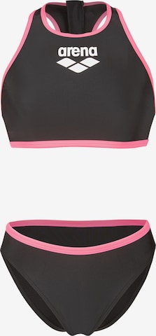 juoda ARENA Biustjė Bikinis 'Y-LINE': priekis