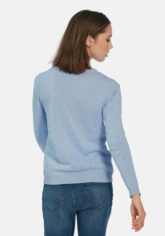 Peter Hahn Knit Cardigan in Blue