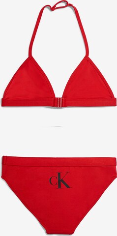 Calvin Klein Swimwear - Triángulo Bikini en rojo