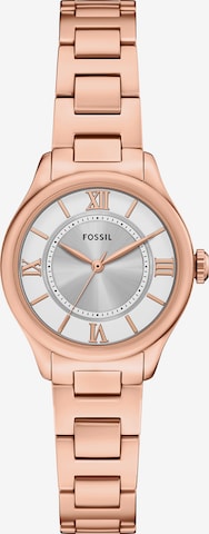 auksinė FOSSIL Analoginis (įprasto dizaino) laikrodis 'GILMORE': priekis