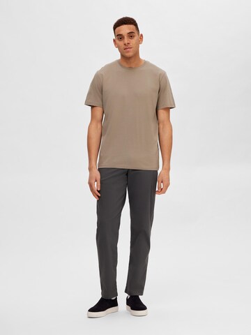 SELECTED HOMME T-Shirt 'Aspen' in Grün