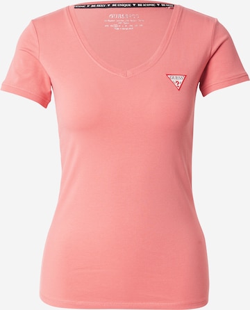 GUESS T-Shirt in Pink: Vorderseite