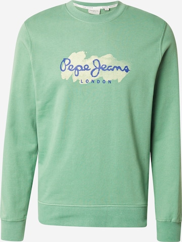Felpa 'Milton' di Pepe Jeans in verde: frontale