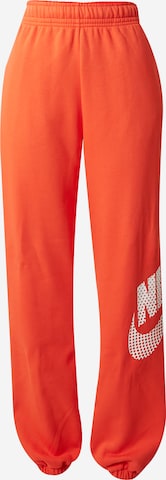 Effilé Pantalon 'EMEA' Nike Sportswear en rouge : devant