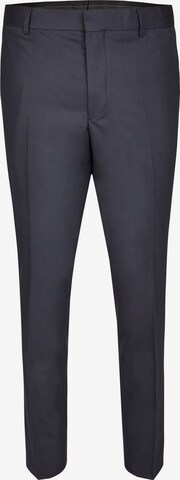 Steffen Klein Slim fit Pleated Pants 'Paul' in Blue: front