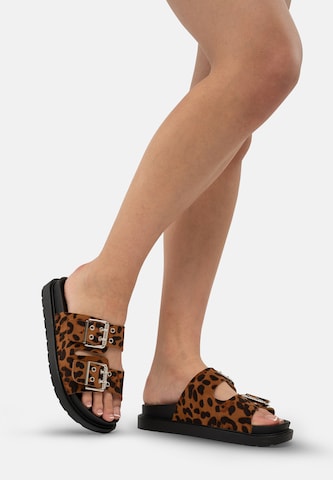 Mule Salinyang en marron