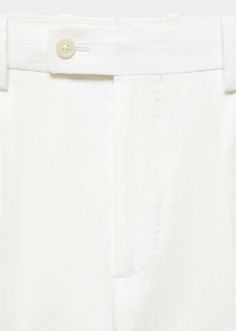 MANGO MAN Regular Pants in White