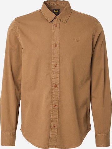 Lee Regular Fit Paita värissä ruskea: etupuoli