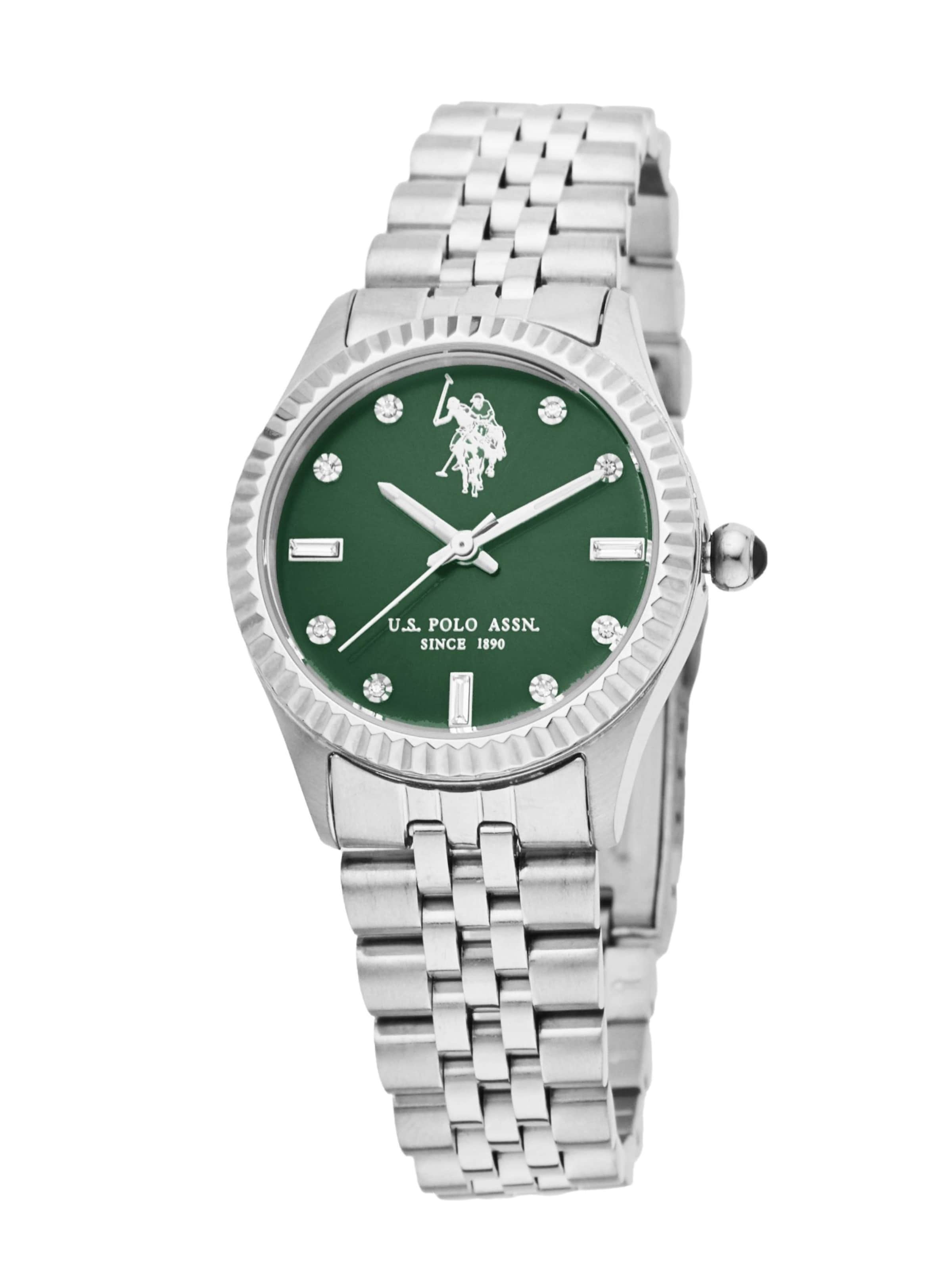 U.S. POLO ASSN. - Reloj analógico 'Celine' en plata: frente