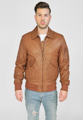 Maze Between-Season Jacket ' 42021286 ' in Cognac | ABOUT YOU