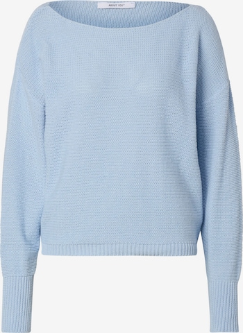 ABOUT YOU Sweater 'Amanda' in Blue: front
