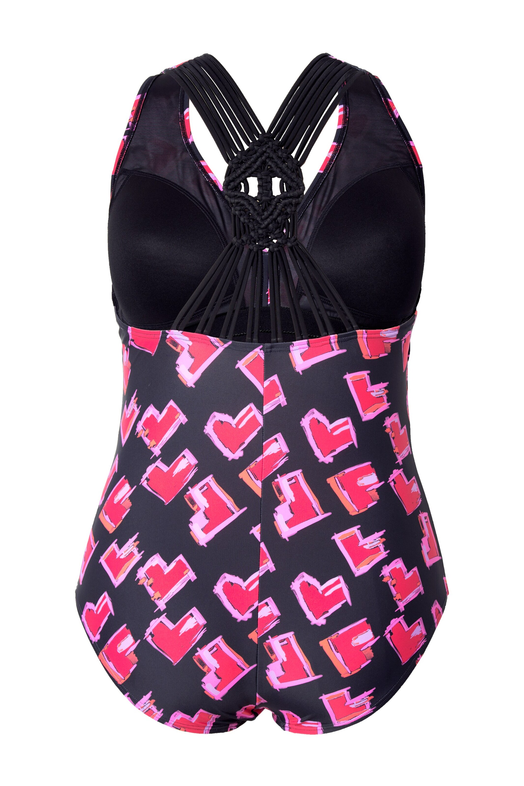 Ulla Popken Badpak in Zwart