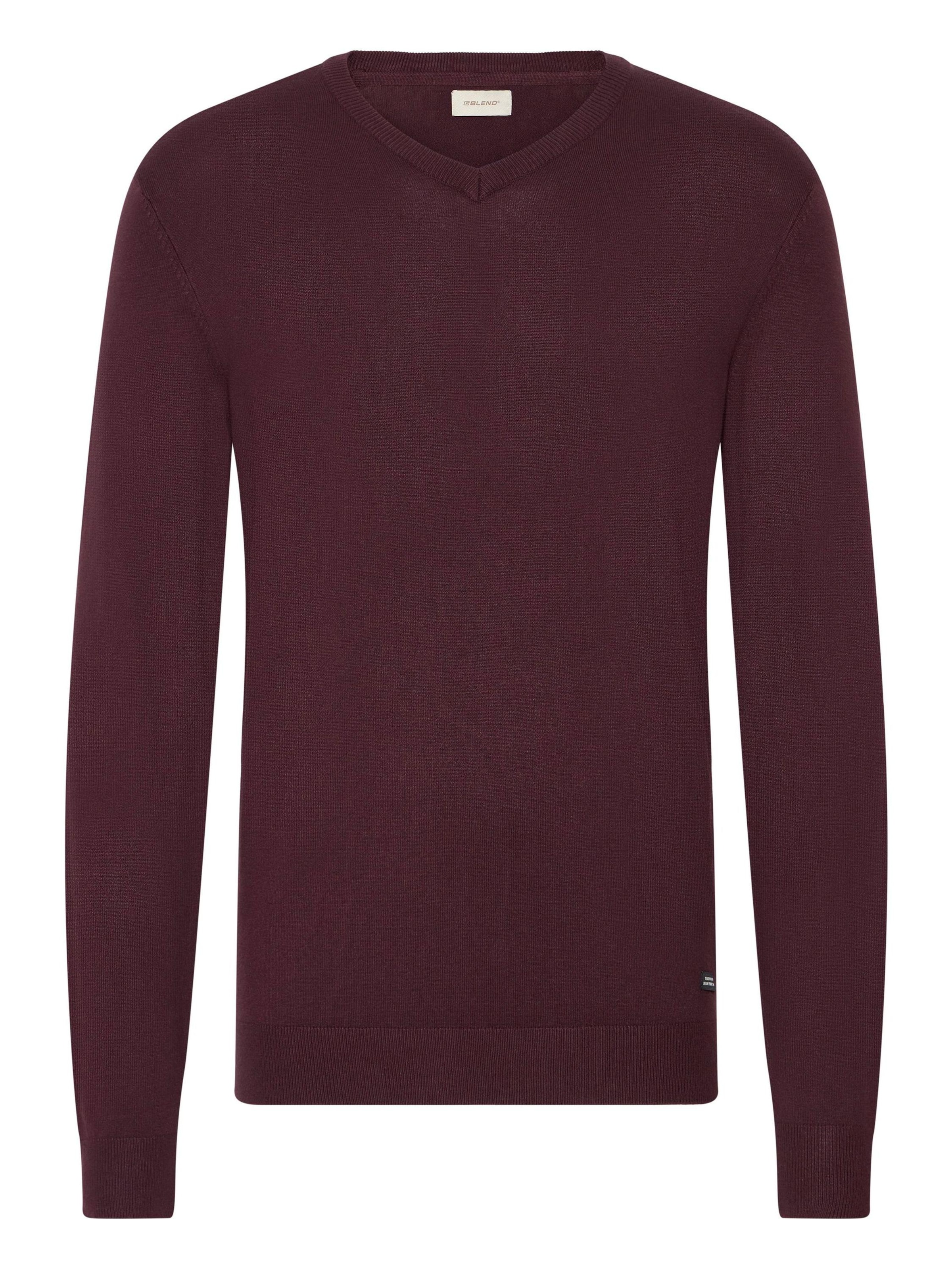 Pull-over ' BHWEBER ' BLEND en rouge : devant