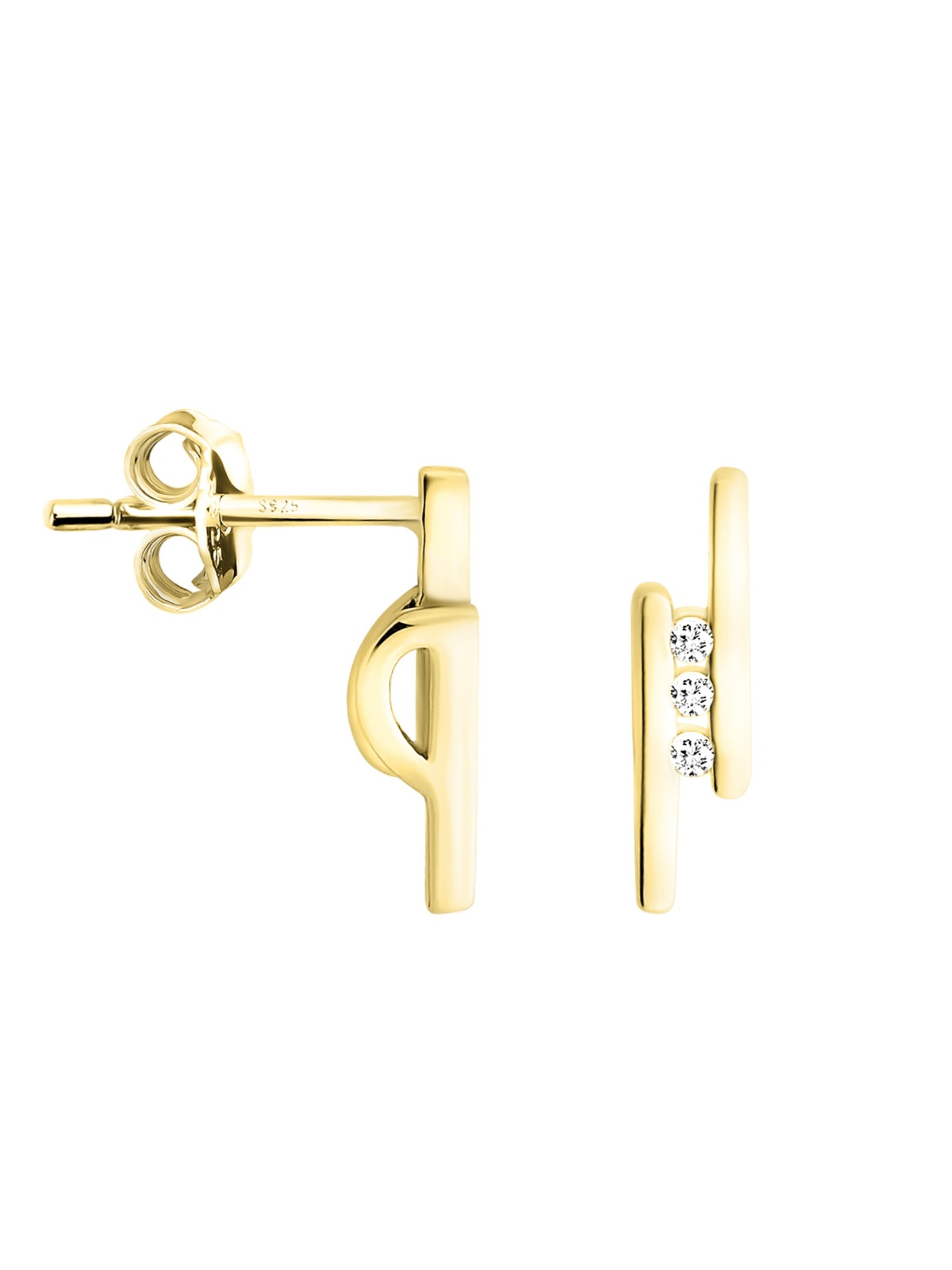 Sofia Milani Earrings 'Bar' in Gold: front