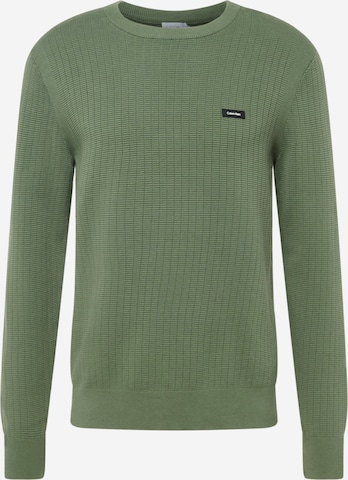 zaļš Calvin Klein Džemperis: no priekšpuses