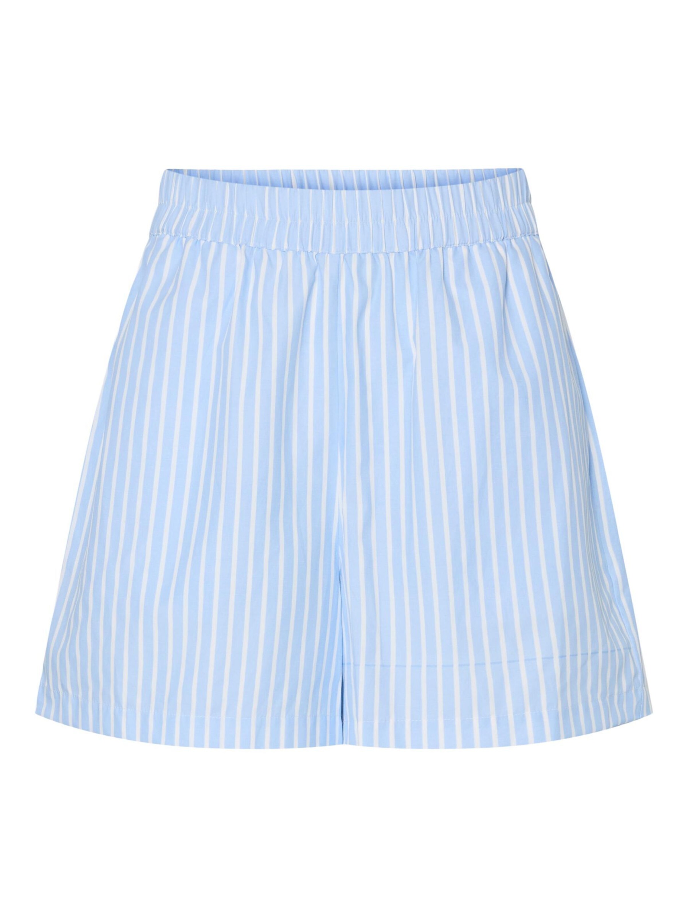 Regular Pantalon 'Aida' PIECES en bleu : devant