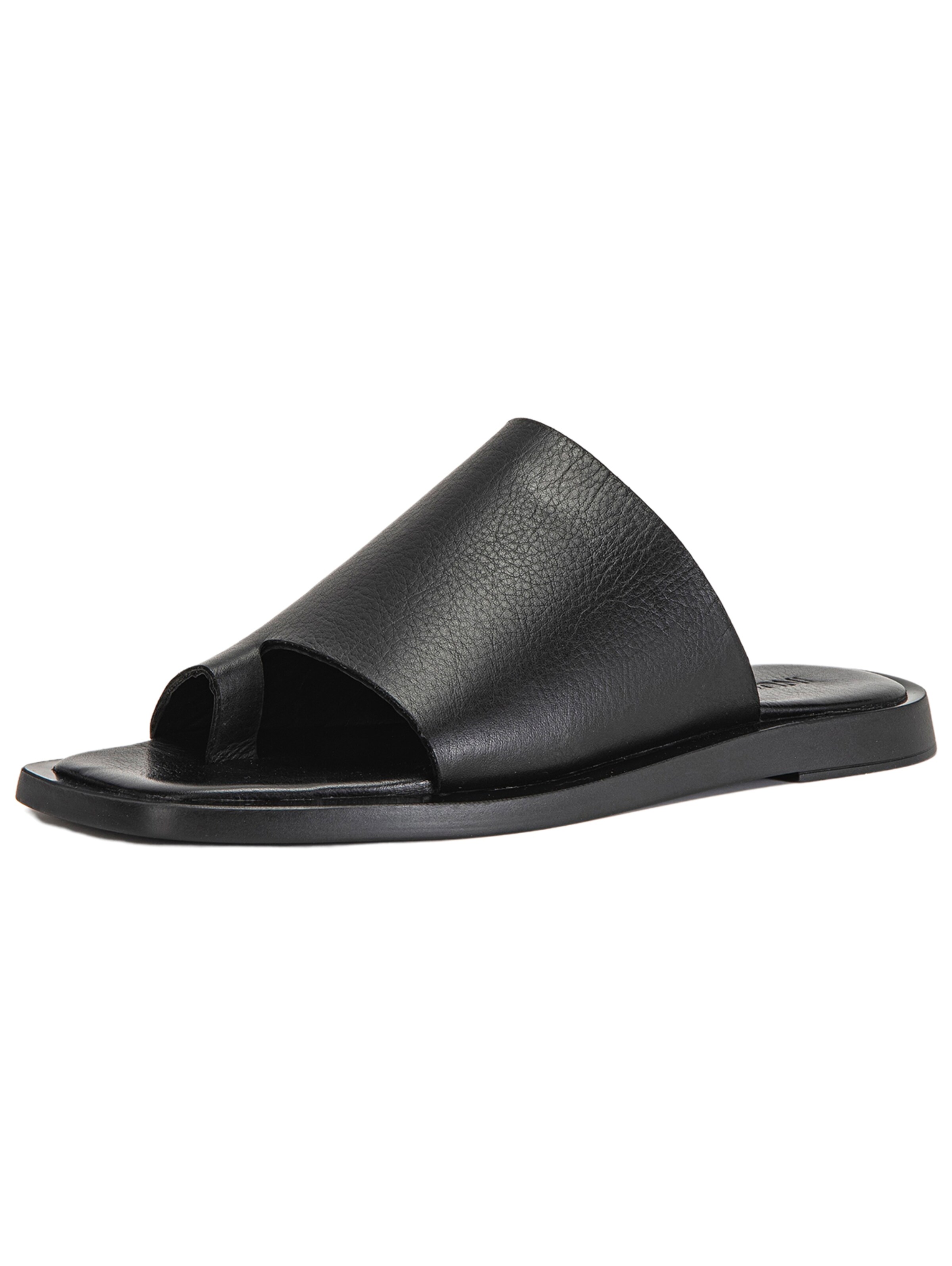 INUOVO T-bar sandals in Black: front