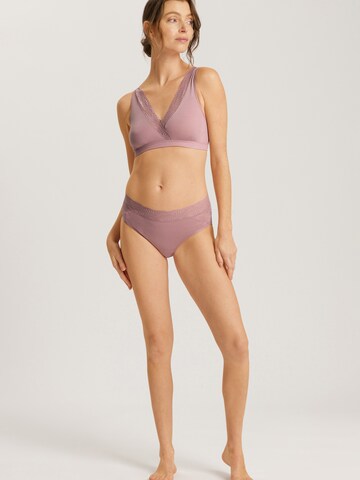 Hanro Triangle Bra ' Cotton Delight ' in Pink