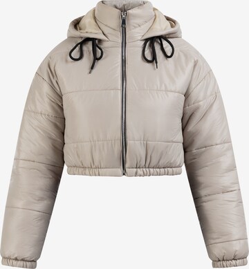 MYMO Between-Season Jacket in Beige: front