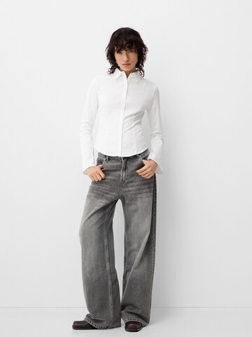 Camicia da donna di Bershka in bianco
