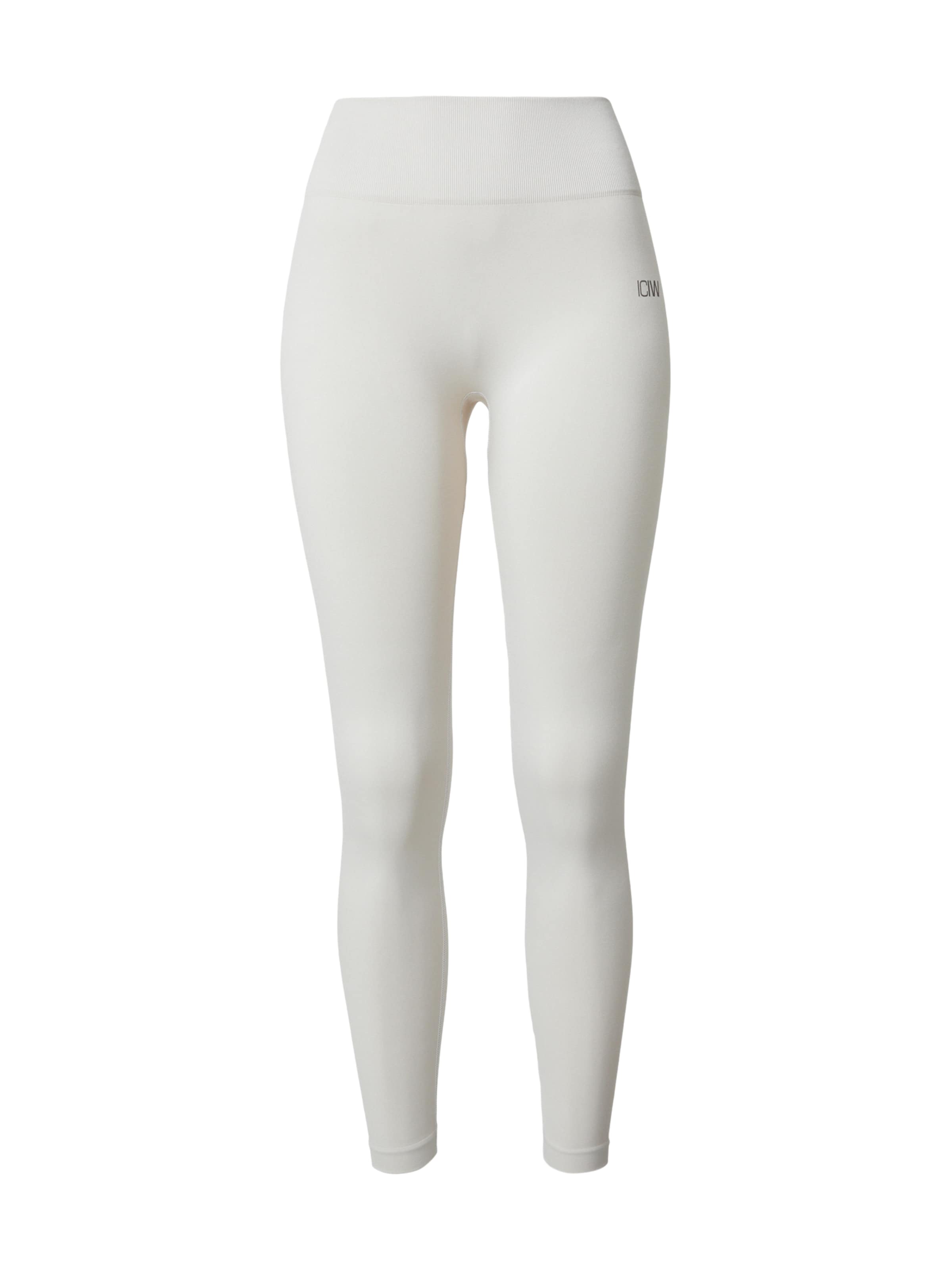 ICANIWILL Sports trousers in White: front