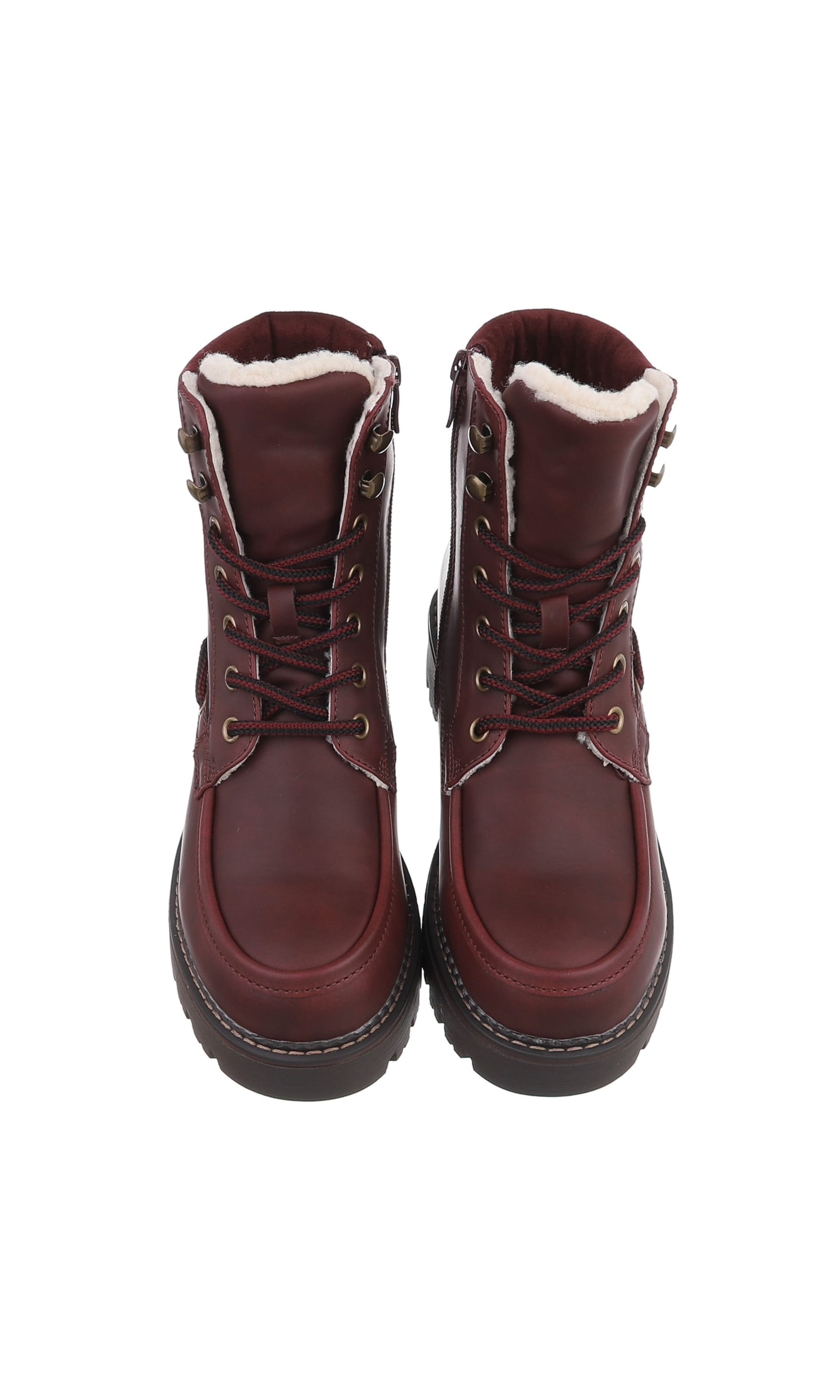 Ital-Design Stiefelette in Rot