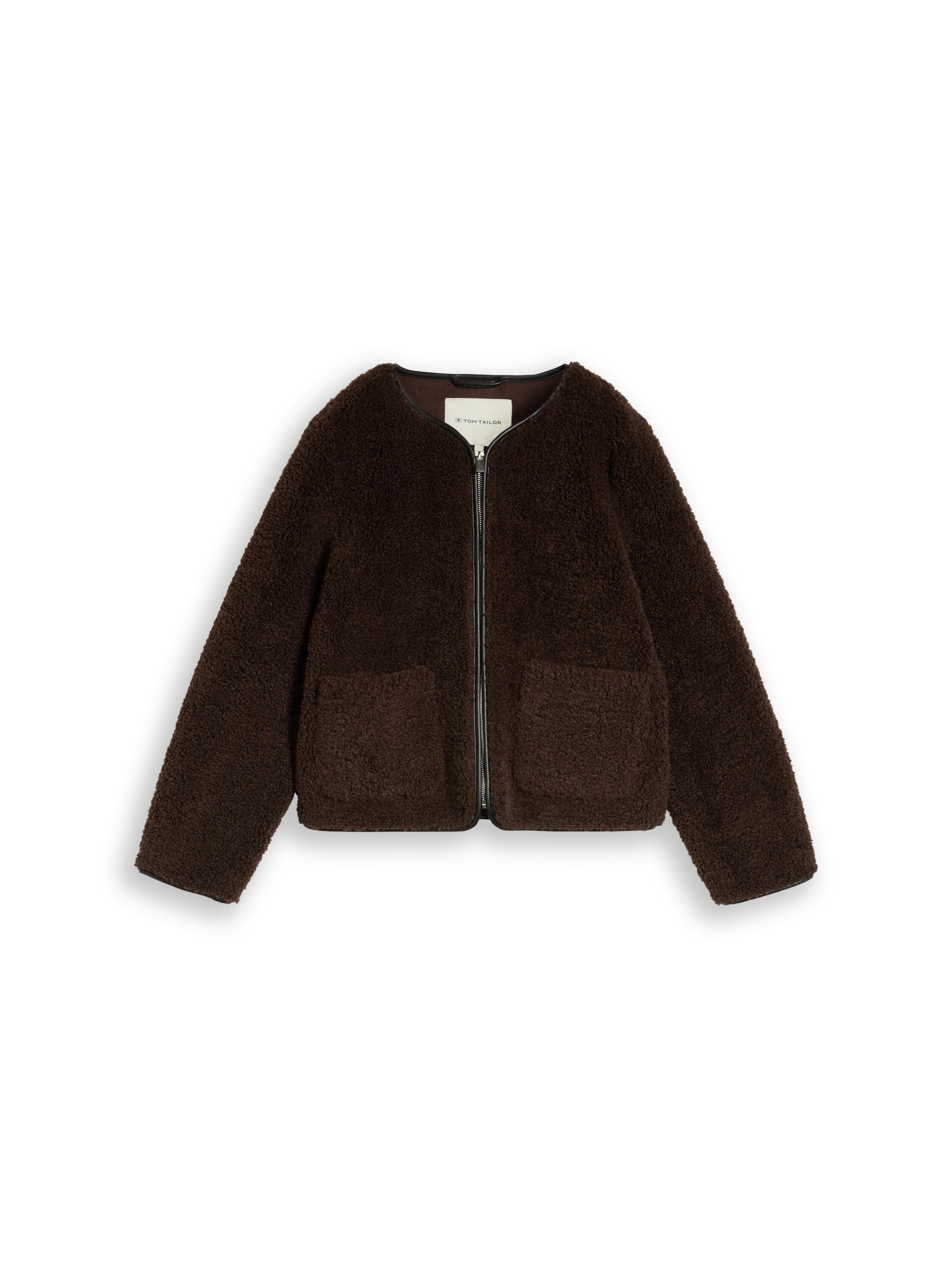 TOM TAILOR Tussenjas in Bruin: voorkant