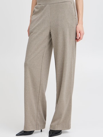 b.young Regular Broek ' BYROWAN WIDE PANTS 2 - ' in Beige