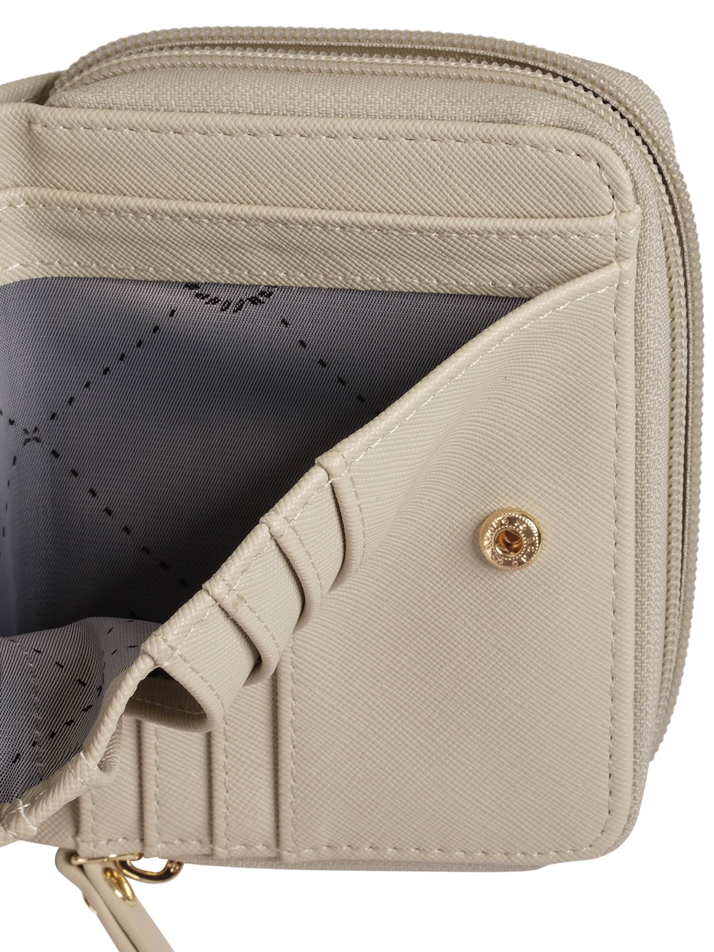 bugatti Wallet 'bugatti Geldbörse ELLA SAFFIANO' in Beige