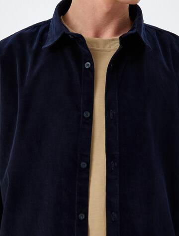 Koton Regular fit Button Up Shirt in Blue