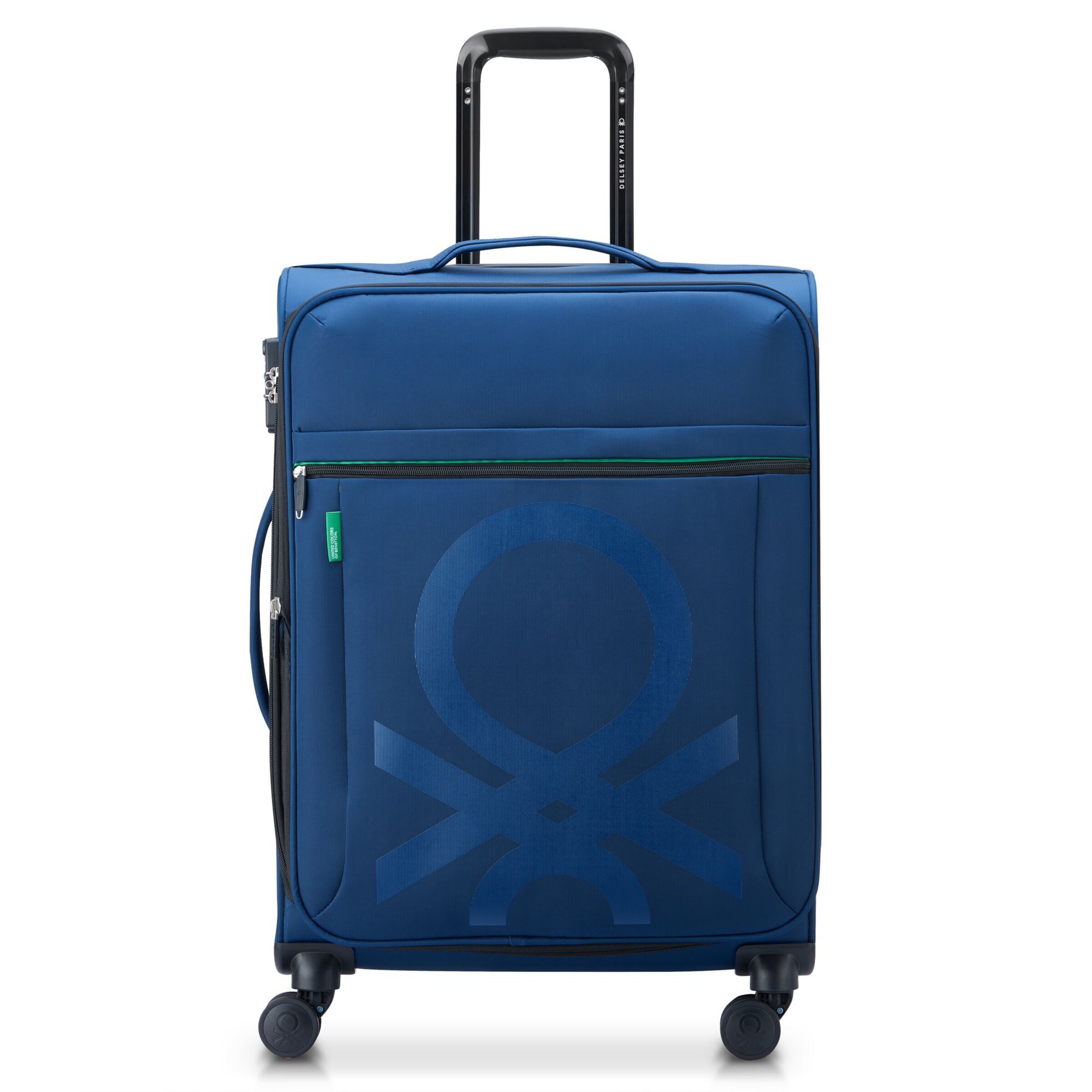 Trolley di Delsey Paris in blu: frontale