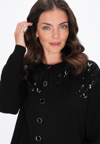 Cardigan usha BLACK LABEL en noir