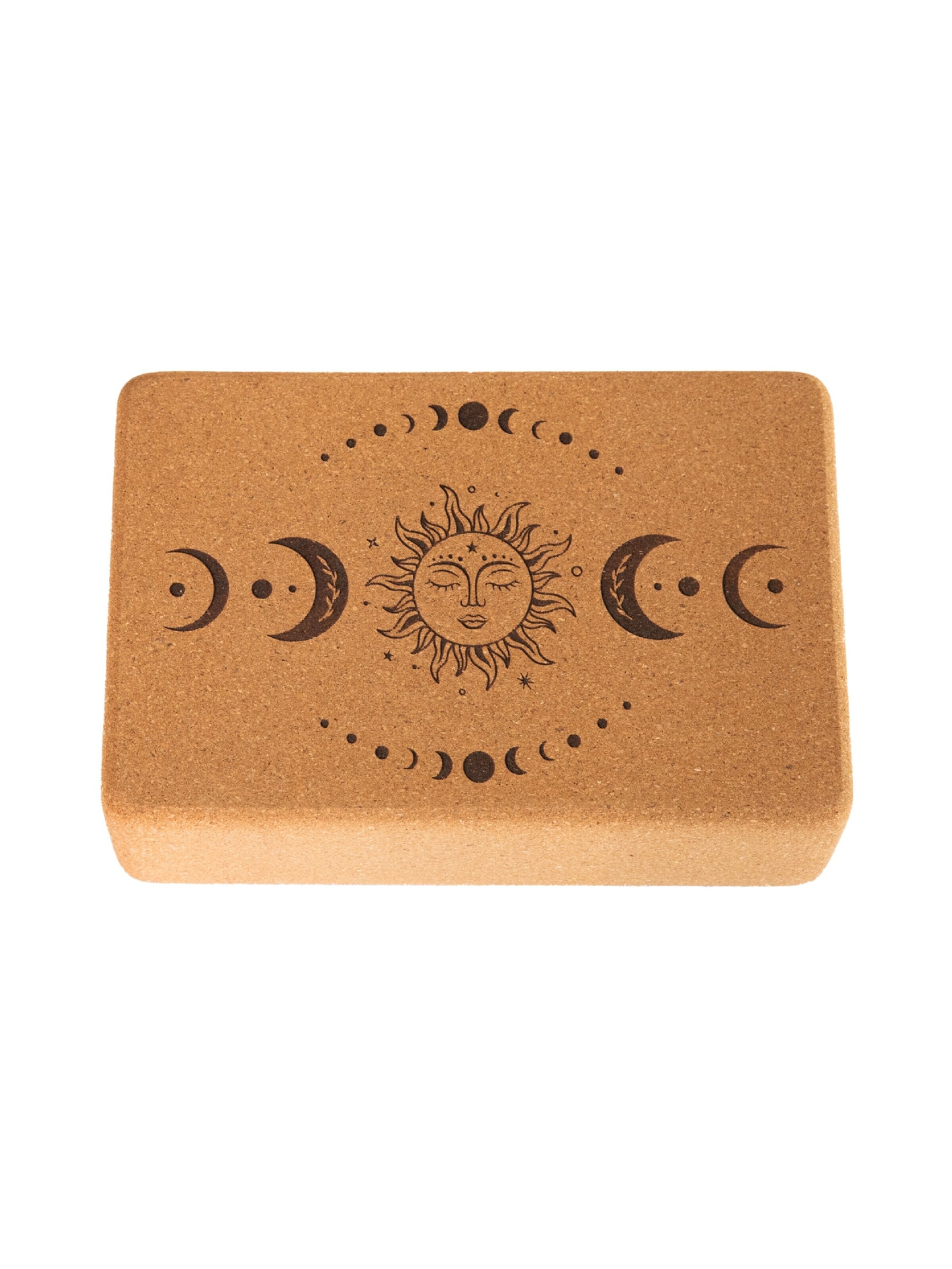 Divasya Yoga Block 'Yoga Block 2er Set Moon'‌‌‌‌‌‌‌‌‌ in Braun