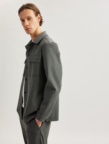 Koton Fleece Jacket in Grey
