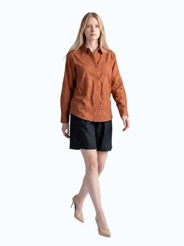 Viore Blouse in Brown
