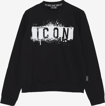 ICON Sweatshirt in Schwarz: Vorderseite