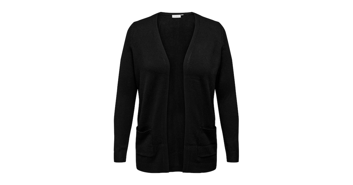 WE Fashion lang vest met wol zwart WE Fashion lang vest met wol zwart