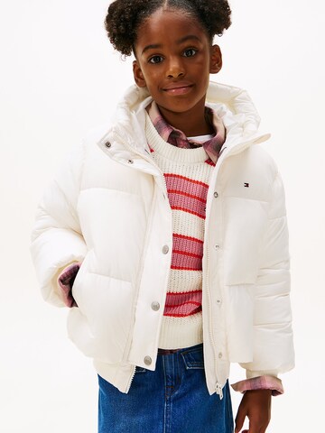 TOMMY HILFIGER Winterjas in Wit: voorkant
