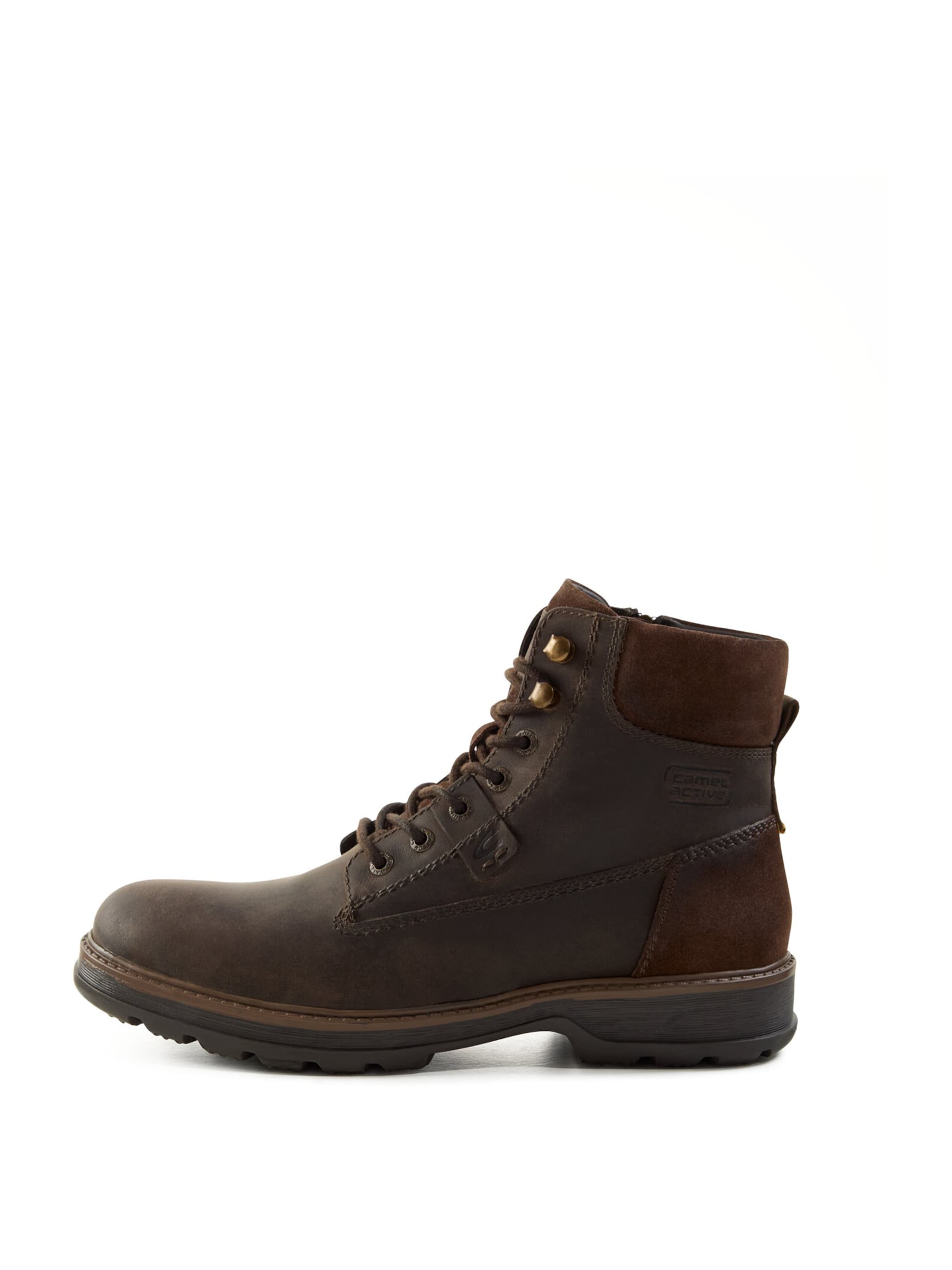 CAMEL ACTIVE Ботинки на шнуровке 'RESIST' в Коричневый: сбоку