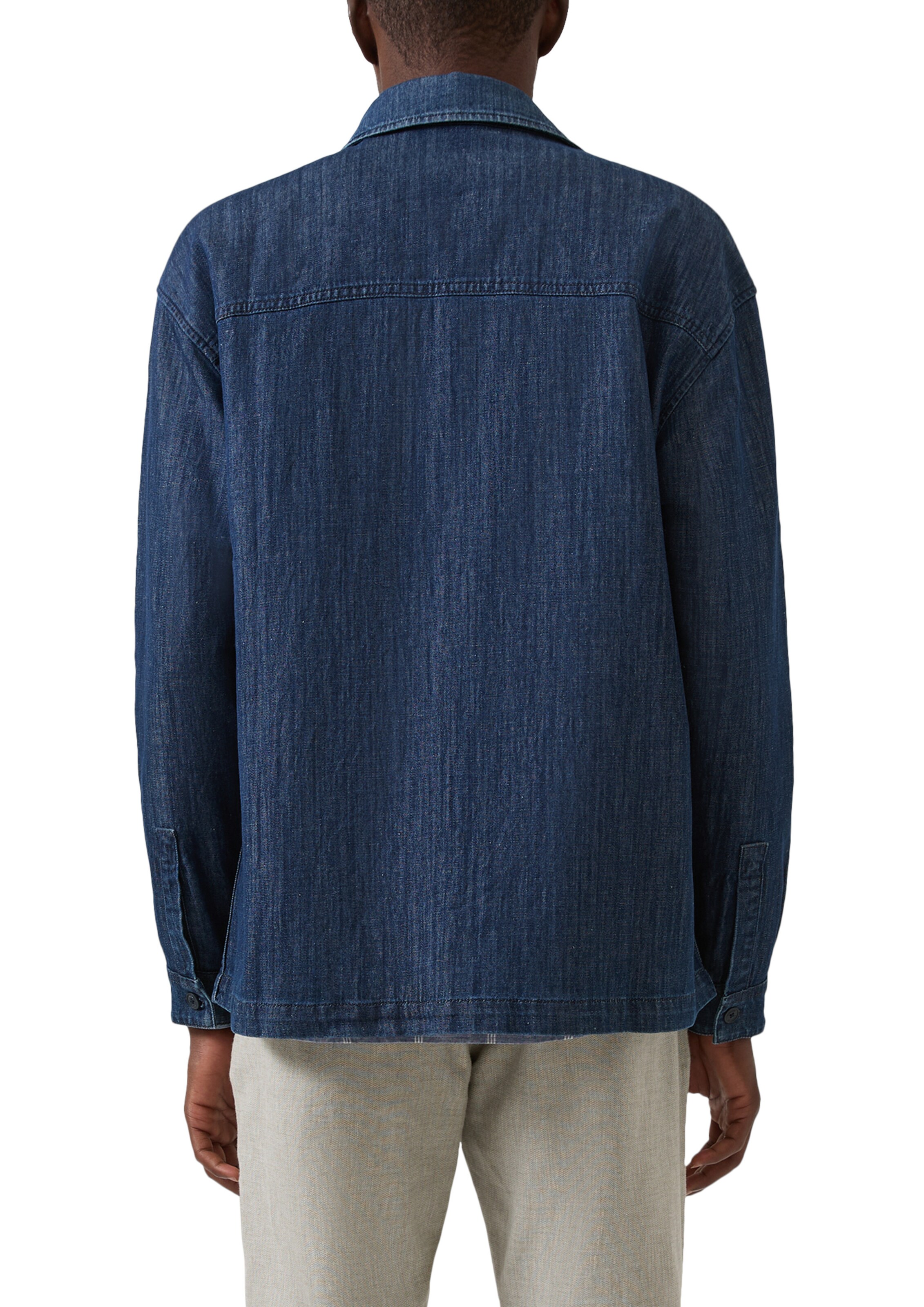 s.Oliver Regular fit Button Up Shirt in Blue