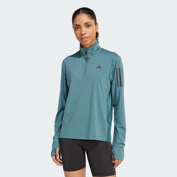 ADIDAS PERFORMANCE Performance shirt 'Own The Run' in Green: front