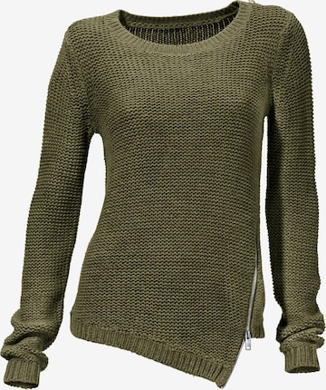 Pullover di heine in verde: frontale