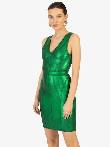 Kraimod - Vestido de cocktail em verde: frente