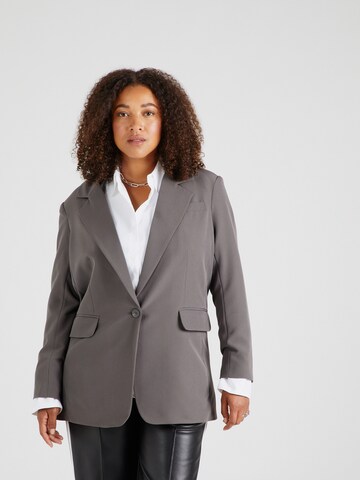 Blazer 'CARLANA-BERRY' di ONLY Carmakoma in grigio: frontale