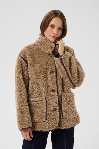 SAINT TROPEZ Tussenjas 'Samantha' in Bruin: voorkant