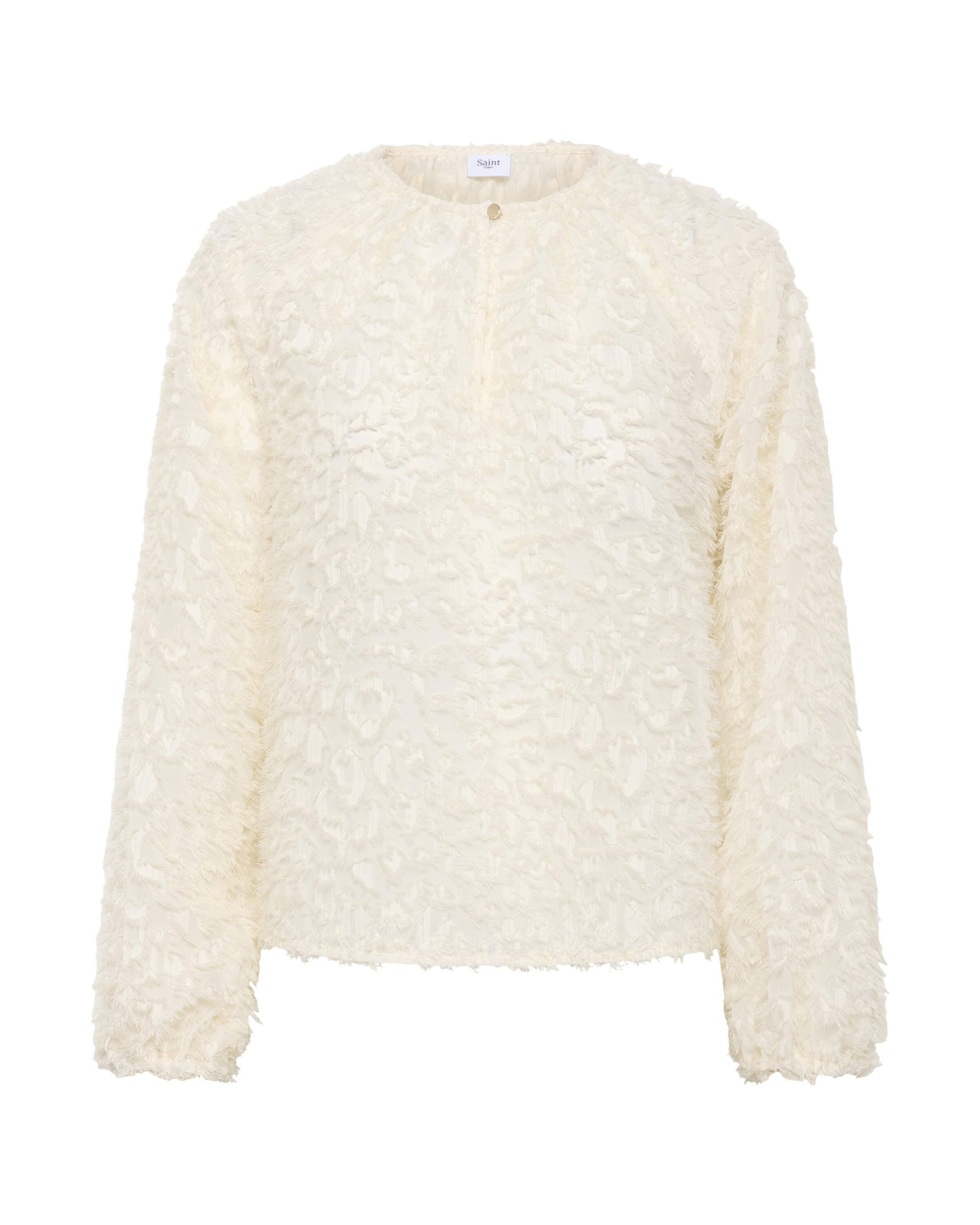 SAINT TROPEZ Bluse i L i offwhite, Produktvisning
