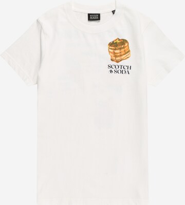 SCOTCH & SODA T-Shirt in Weiß: front
