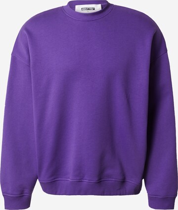 ABOUT YOU x Chiara BiasiSweater majica 'Costia' - ljubičasta boja: prednji dio