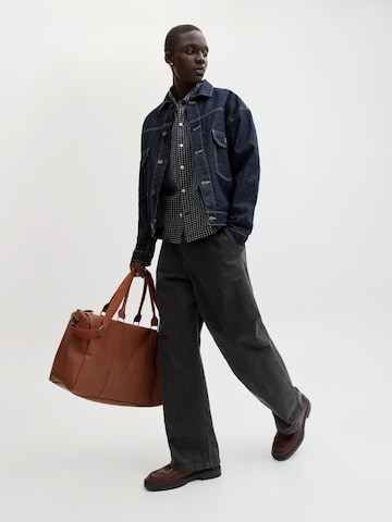 JACK & JONES Baggy Pants 'JPStalex Norrebro' in Black